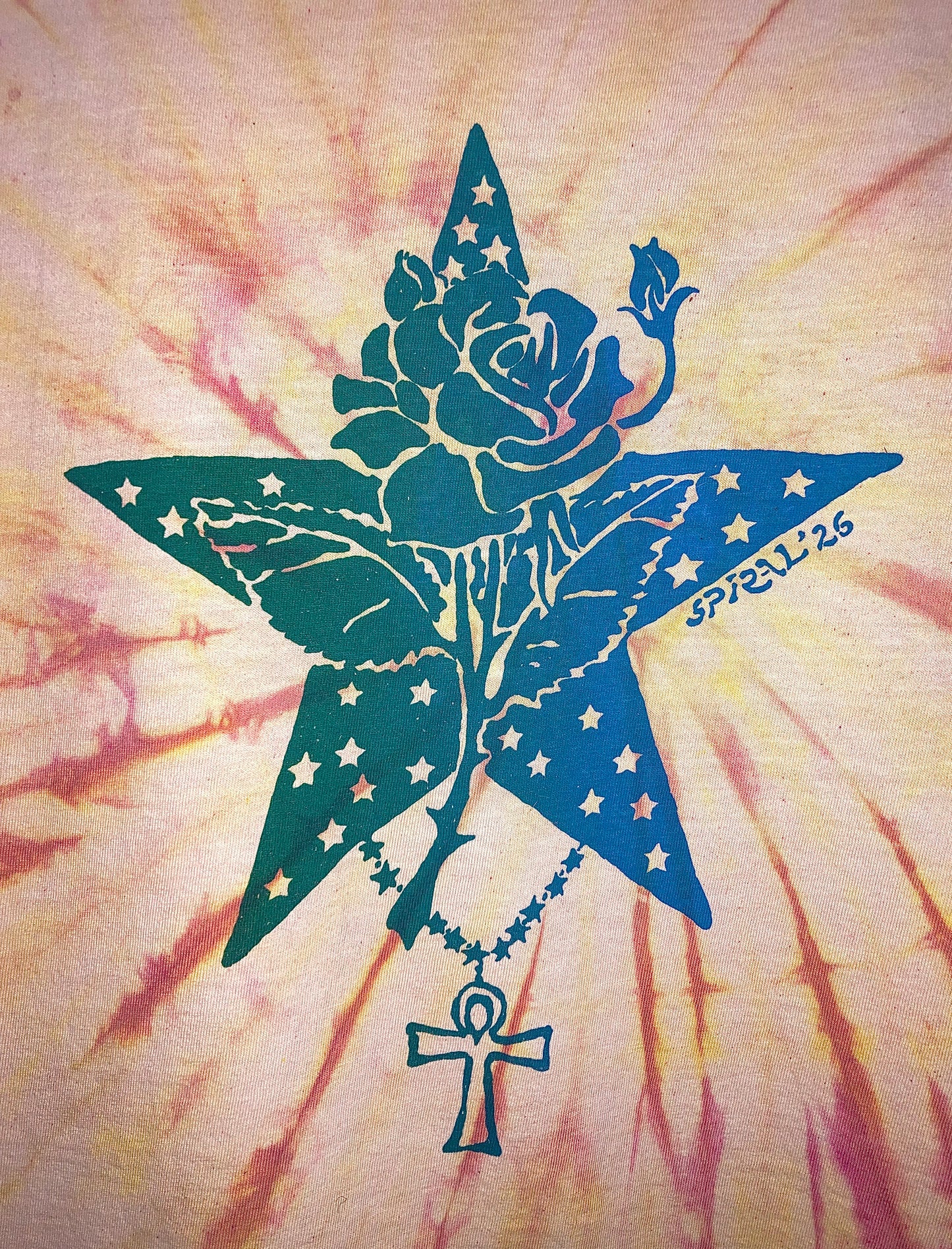 ! "Ramblin' Rosebud" Shirts tie dye DEAD-ICATION