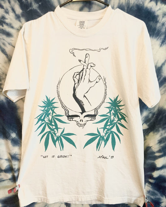 !  "LET IT GROW"  shirts ivory  ...... grateful dead lot shirt