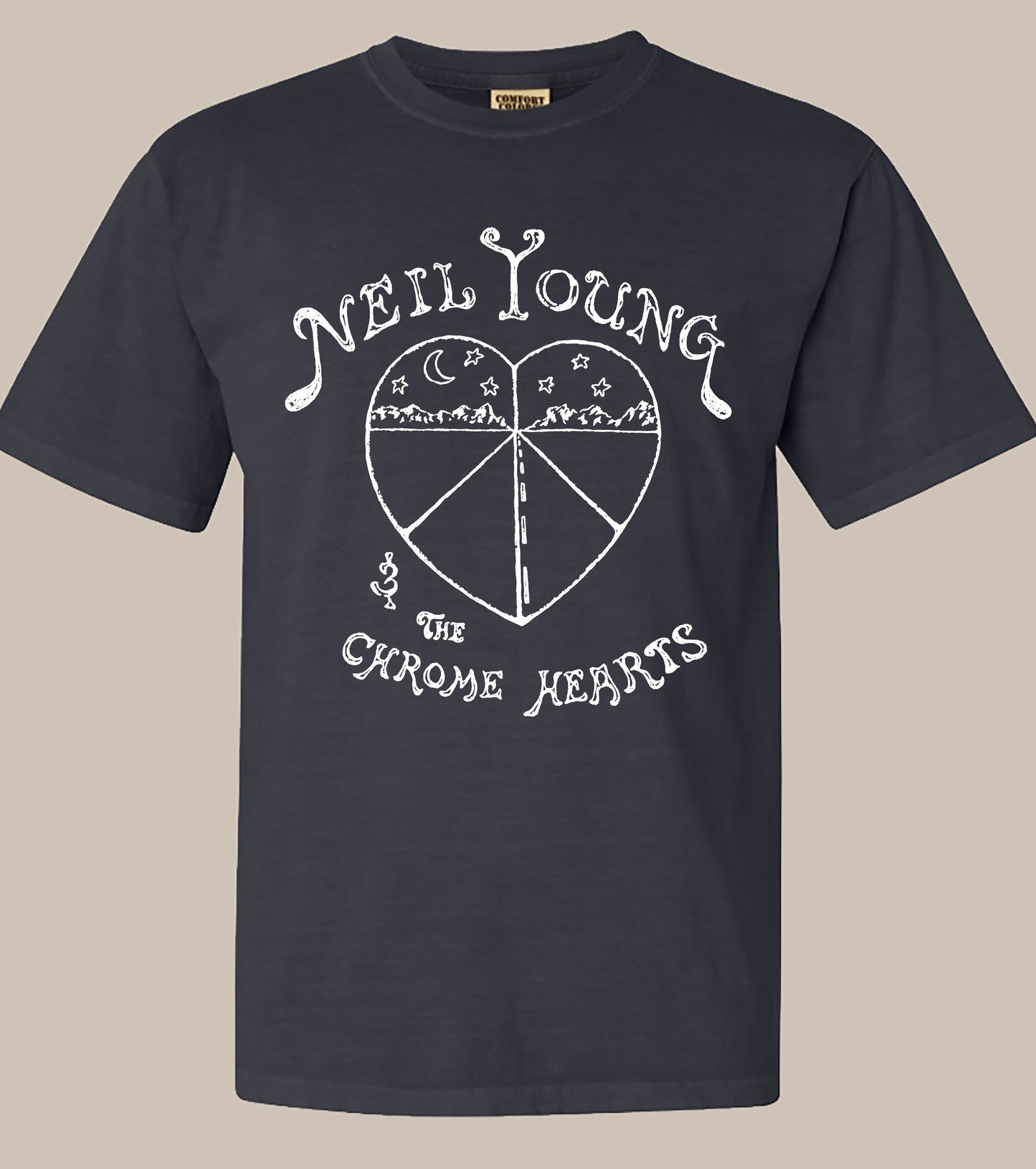 !    "CROME H3ARTS" shirts Pre Order ****Comfort Colors Dirt Brown and Worn Black