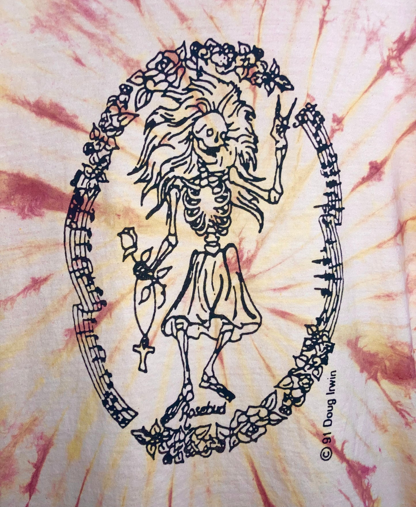 ! "Ramblin' Rosebud"  Shirts tie dye DEAD-ICATION