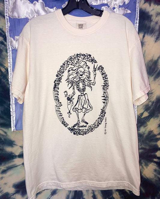 ! "Ramblin' Rosebud"  Shirts ivory DEAD-ICATION