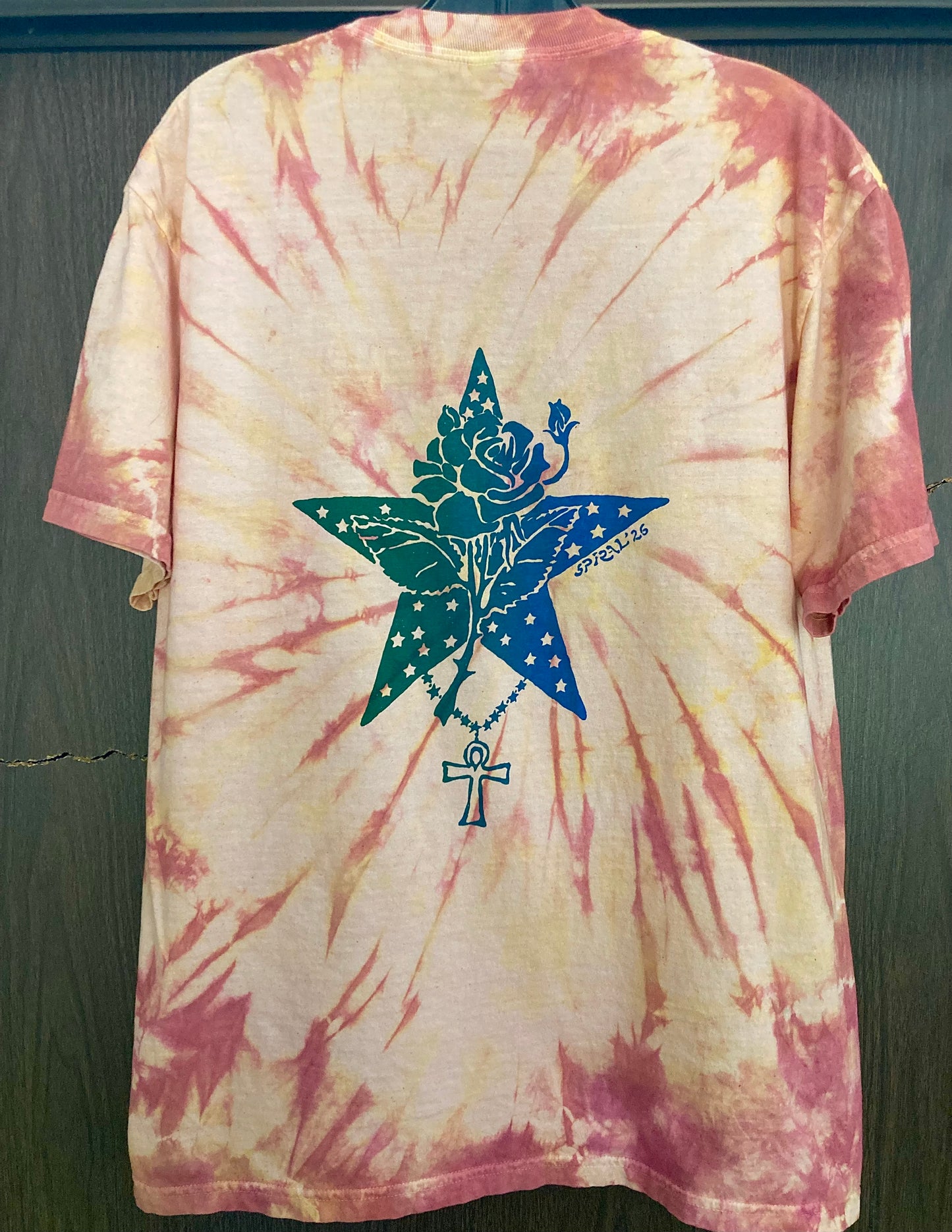 ! "Ramblin' Rosebud"  Shirts tie dye DEAD-ICATION