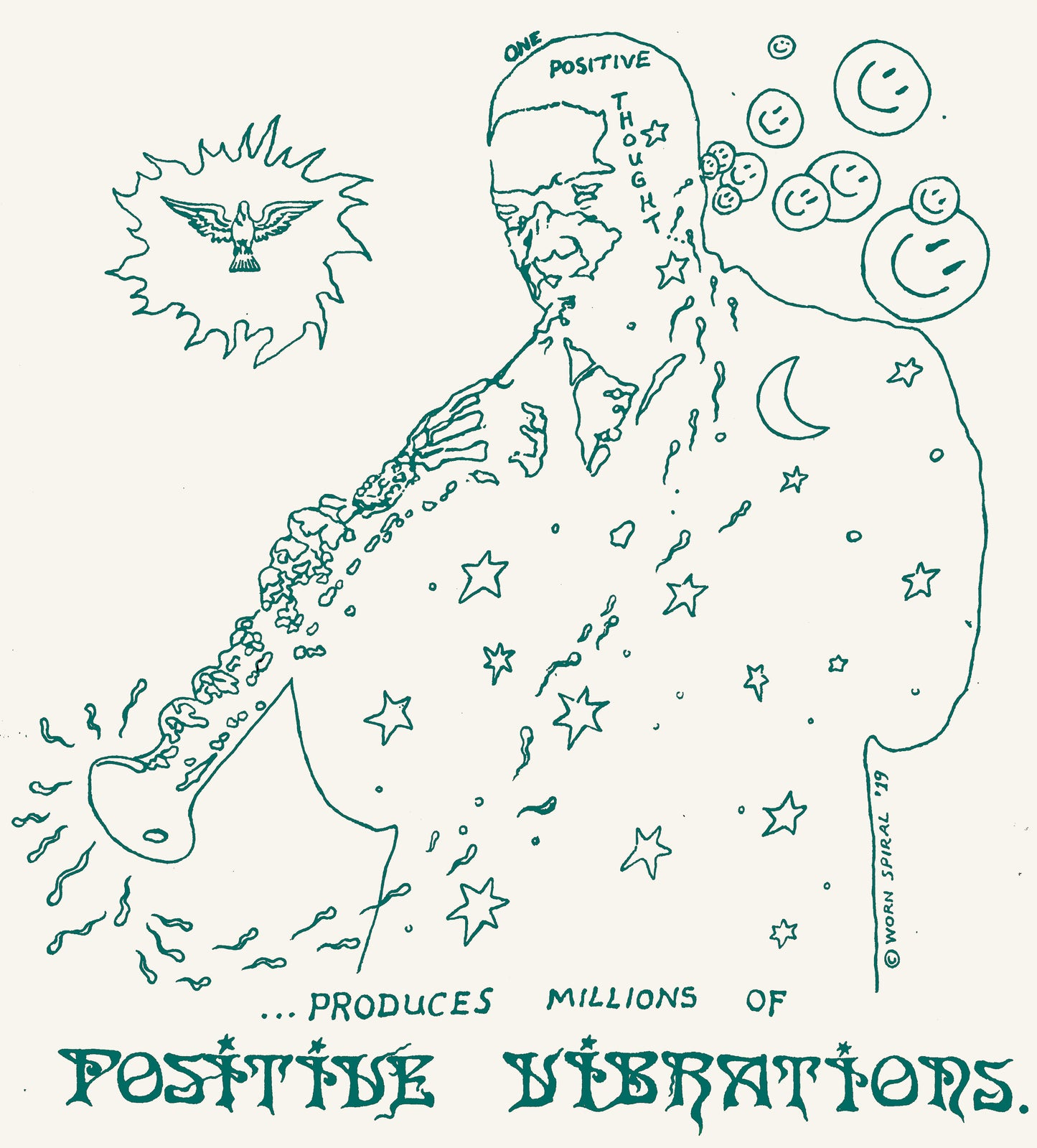 !   "John & Alice" PRE ORDER  T-Shirts Ivory  Ascension Spirit God